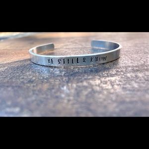 Hand Stamped cuff